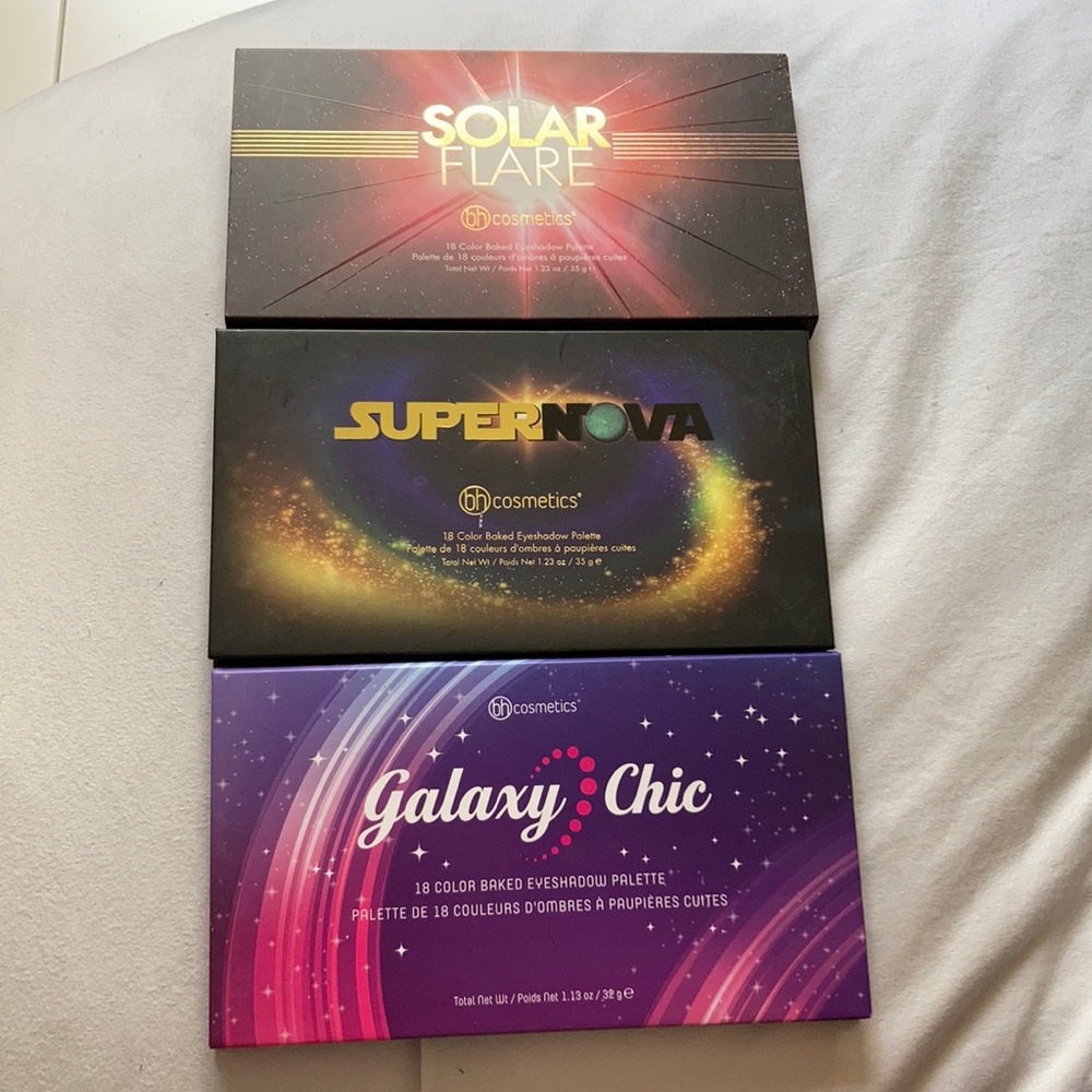 BH cosmetics eyeshadow palettes solar